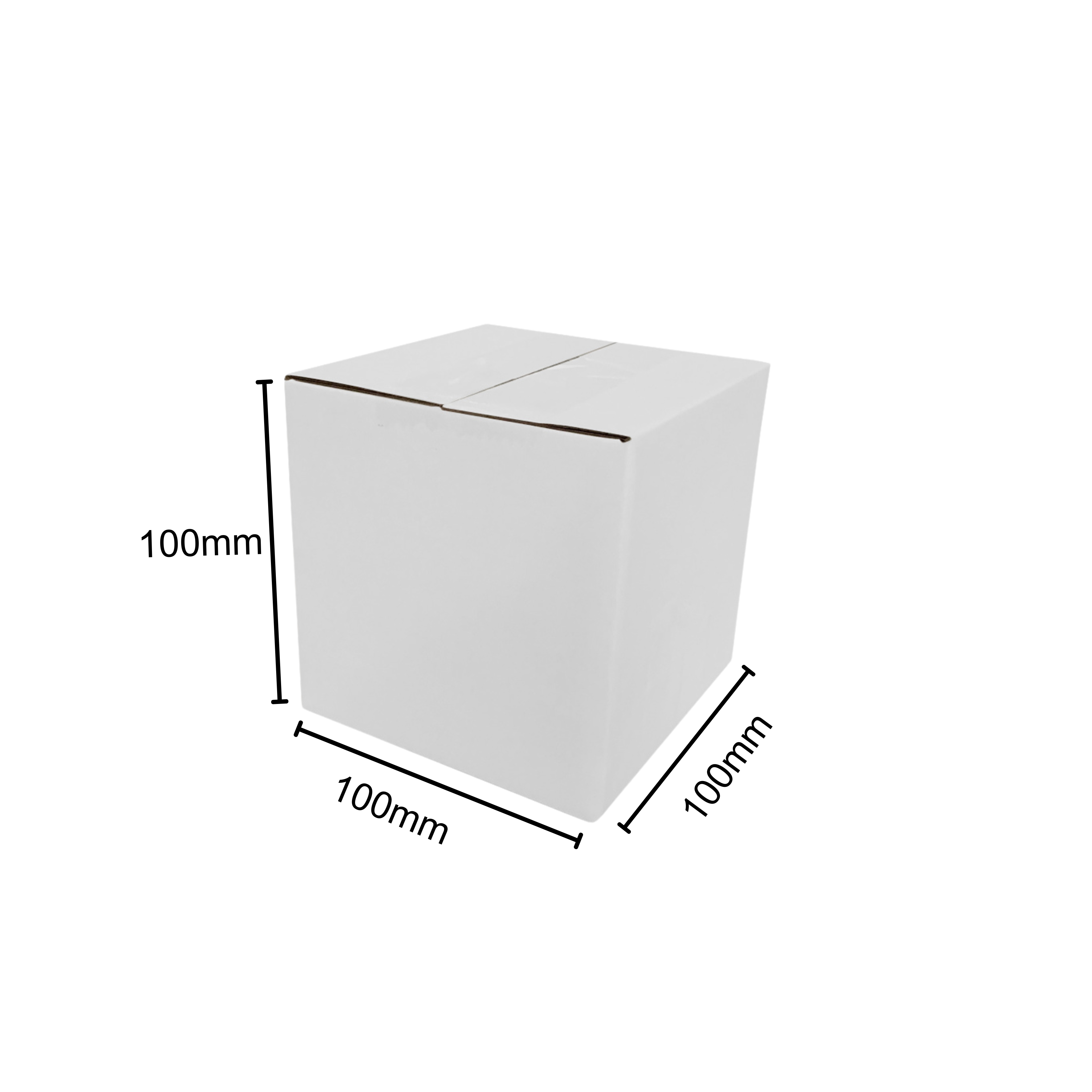 100 Rows And Box Mailing Box 100 x 100 x 100mm Cube Shipping Packing Carton
