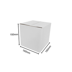 Wholesale 2000pcs  Mailing Boxes 150 x 150 x  150 mm Regular Slotted Shipping Packing Carton Box