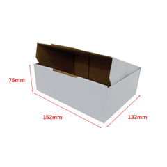 152 x 132 x 75mm Die-Cut Mailing Boxes – Strong Cardboard Shipping & Packing Solution