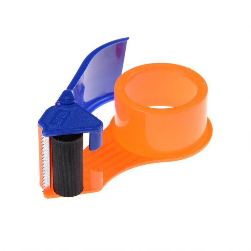 Durable & Ergonomic Orange 3" Core Handheld Tape Dispenser – Essential Packing Tool