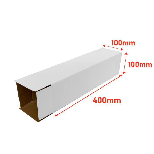 Mailing Box 100 x 100 x 400mm Tall - Shipping Carton Tube Boxes