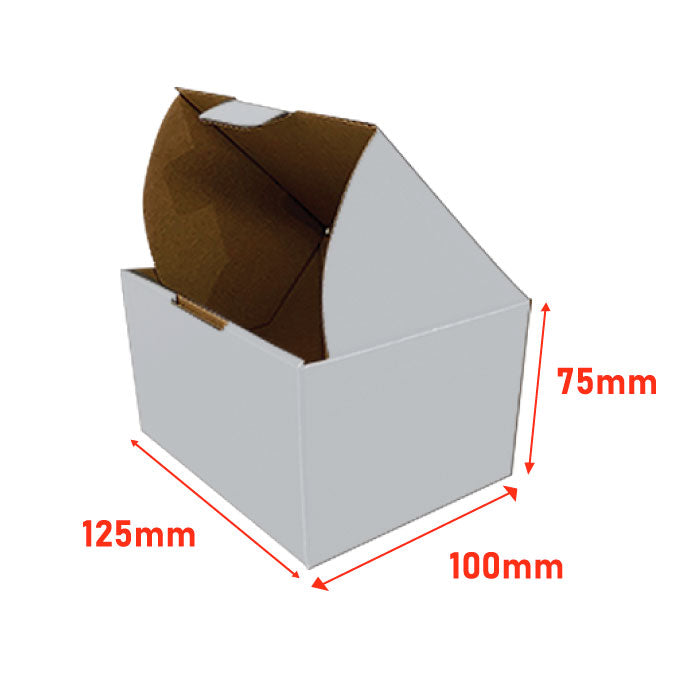 Mailing Boxes 125 x 100 x 75mm Die Cut Shipping Packing Cardboard Box - ozpack.au