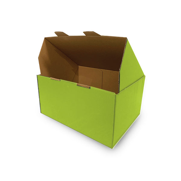 100 Pcs Green Mailing Boxes 320 x 240 x 160mm Die Cut Shipping Packing Carton Box - ozpack.au