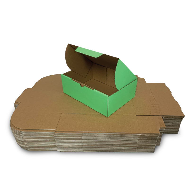 Mint Mailing Boxes 220 x 160 x 77mm Die Cut Shipping Packing Cardboard Box - ozpack.au