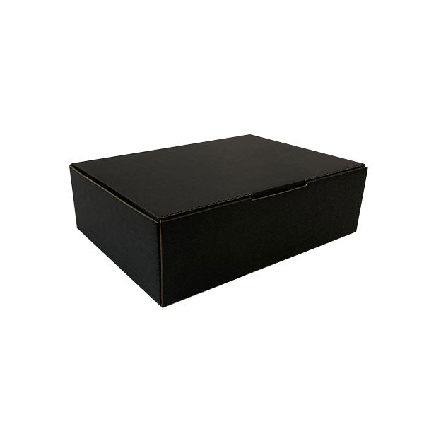 Black Mailing Boxes 174 x 128 x 53mm Die Cut Shipping Packing Cardboard Box - ozpack.au
