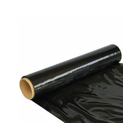 BLACK 500mm x 400m 25UM Stretch Film Pallet Wrap Carton Shrink OZ - ozpack.au