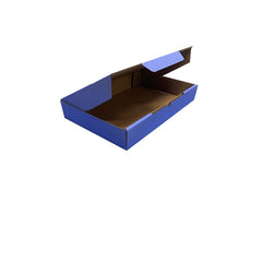 Blue Mailing Boxes 220 x 145 x 35mm Die Cut Shipping Packing Cardboard Box - ozpack.au