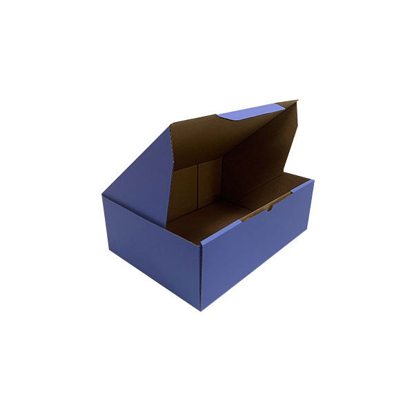 Blue Mailing Boxes 220 x 160 x 77mm Die Cut Shipping Packing Cardboard Box - ozpack.au