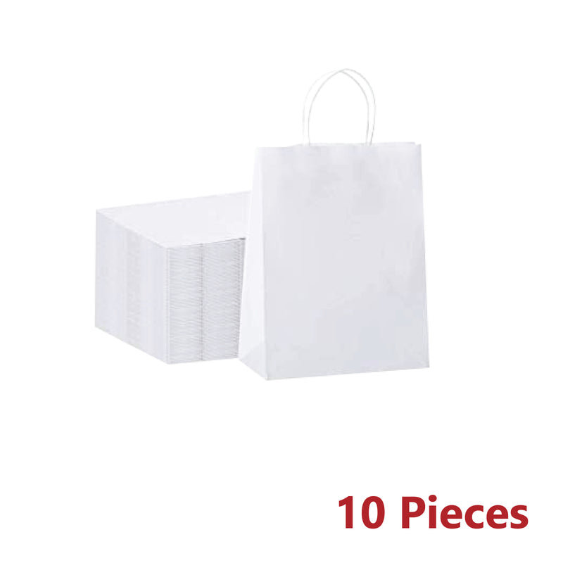 160 x 220 x 80mm Bulk Craft  Paper Gift Carry Bags Small With Paper Handle - ozpack.au