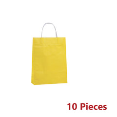 160 x 220 x 80mm Bulk Craft  Paper Gift Carry Bags Small With Paper Handle - ozpack.au
