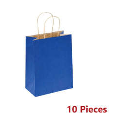160 x 220 x 80mm Bulk Craft  Paper Gift Carry Bags Small With Paper Handle - ozpack.au