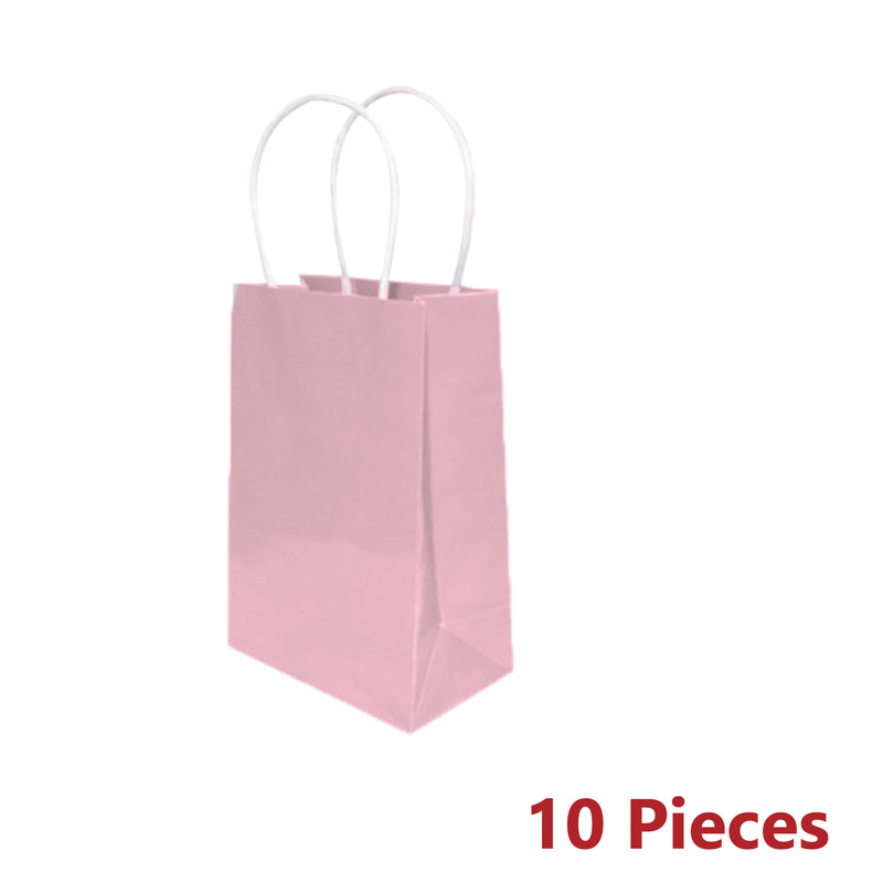 160 x 220 x 80mm Bulk Craft  Paper Gift Carry Bags Small With Paper Handle - ozpack.au