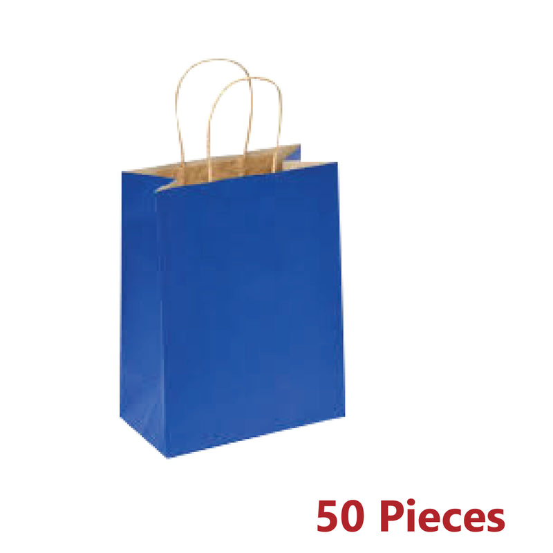50pcs 260x330x120mm Bulk craft paper gift carry bags large with paper handles - ozpack.au