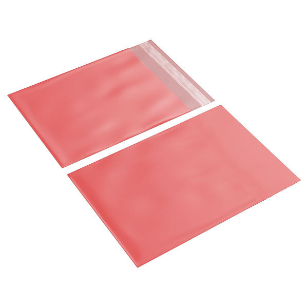 350mm x 480mm+ 40mm Light Pink Poly Mailer Plastic Mailing Satchel Courier Shipping Bag - ozpack.au