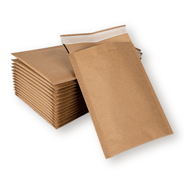 100pcs 150*225mm of Brown Kraft Paper Cushion Honeycomb Padded Mailer Recyclable Envelope - ozpack.au