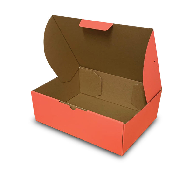 Orange Mailing Boxes 310 x 230 x 105mm Die Cut Shipping Packing Cardboard Boxes - ozpack.au