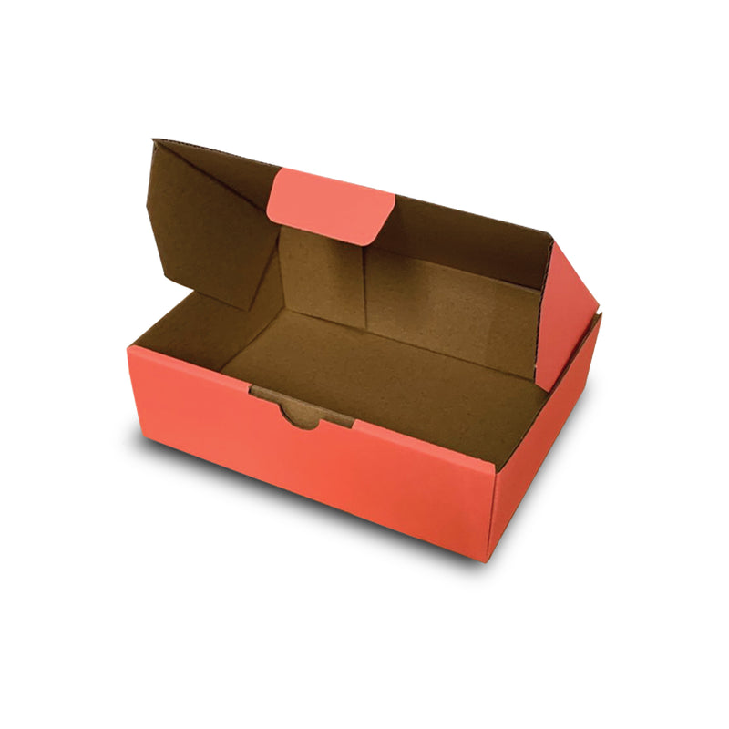 Orange Mailing Boxes 174 x 128 x 53mm Die Cut Shipping Packing Cardboard Box - ozpack.au