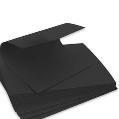  A4 Black Kraft Paper Sheet 350GSM Card Natural Recycled Invitation Wedding - ozpack.au