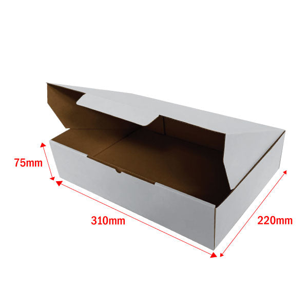 Diecut Mailing Boxes 310 x 220 x 75mm Cardboard to Fit A4/Large Satchel - ozpack.au