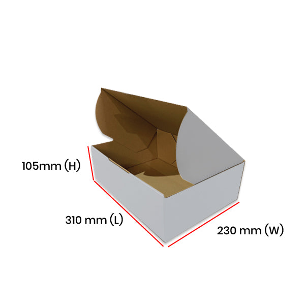 Mailing Boxes 310 x 230 x 105mm Die Cut Shipping Packing Cardboard Boxes - ozpack.au