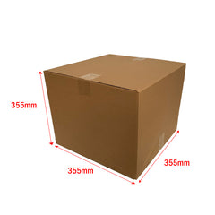 50 Pcs  Mailing Boxes 355 x 355 x 355mm  stock shipping slotted storage carton - ozpack.au