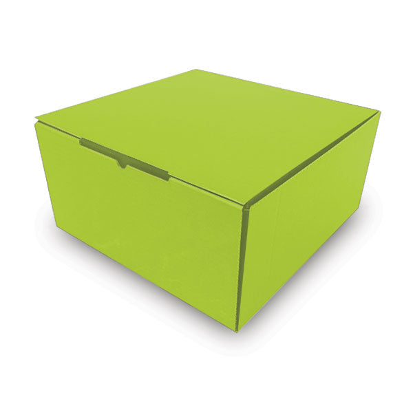Green Mailing Boxes 150x150x 75mm Die Cut Shipping Packing Cardboard Box - ozpack.au