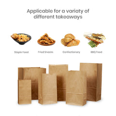 32 x 18 x 11cm 2X-Large Brown Kraft Paper Bags Take Away Food Lolly Grocery Buffet Craft Gift Market Bag - ozpack.au