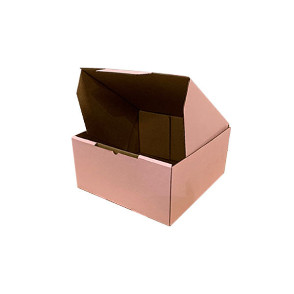 Pink Mailing Boxes 150 x 150 x 75mm Die Cut Shipping Packing Cardboard Box - ozpack.au