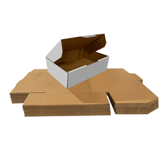 Die Cut 130 x 100 x 40mm Mailing Shipping Packing Cardboard Box - ozpack.au