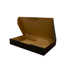 Black Mailing Boxes 220 x 145 x 35mm Die Cut Shipping Packing Cardboard Box - ozpack.au
