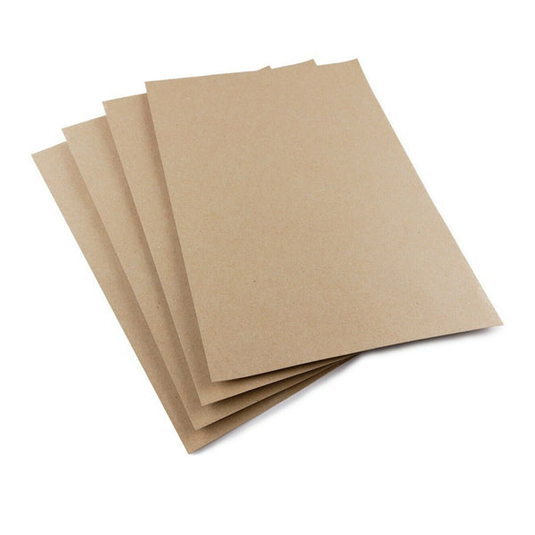 A4 250GSM Brown Kraft Thick Paper Sheet Natural Recycled Invitation Wedding - ozpack.au