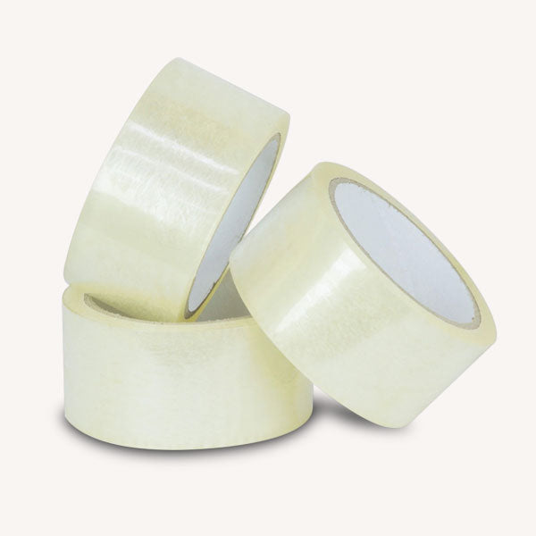 12/ 24/36/72/108 Rolls - 45 Micron Clear Sticky Tape Packing Packaging Tape 75 Meter x 48mm - ozpack.au