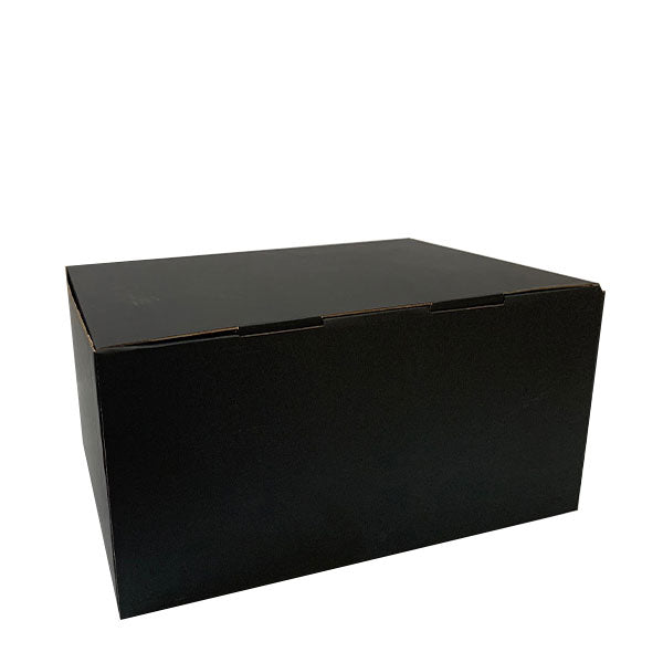 100 pcs Black Mailing Boxes 320 x 240 x 160mm Die Cut Shipping Packing Carton Box - ozpack.au