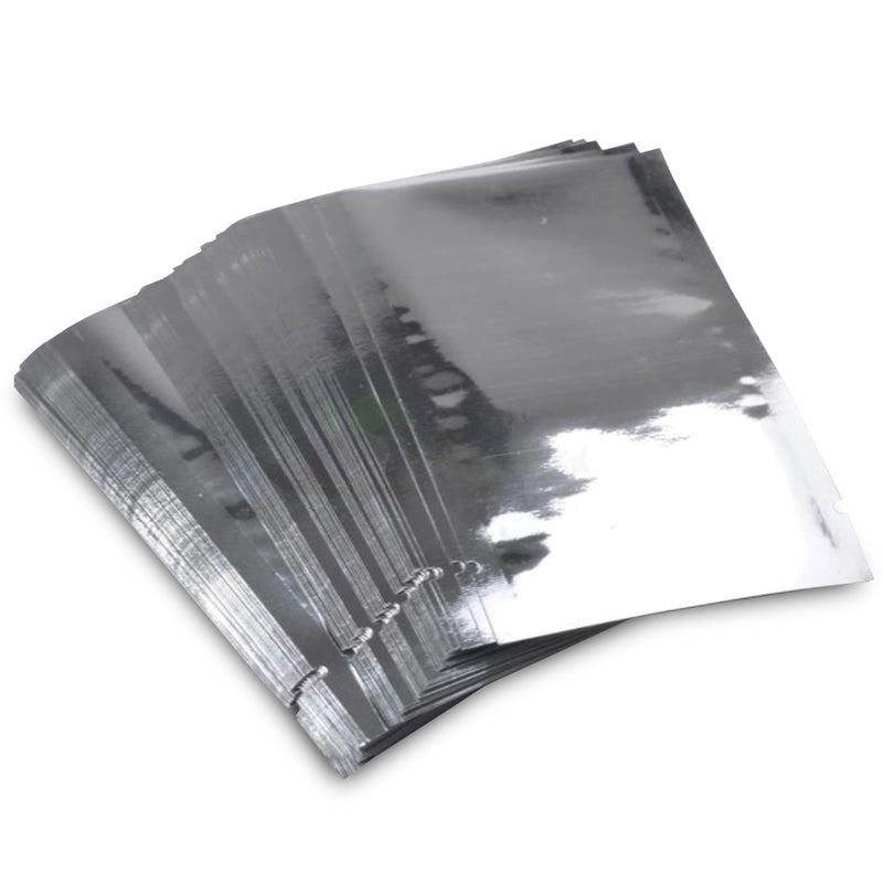 LDPE Food Packaging Silver Foil Pouch, Capacity: 250g, 500g