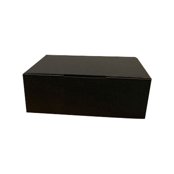 Black Mailing Boxes 220 x 160 x 77mm Die Cut Shipping Packing Cardboard Box - ozpack.au