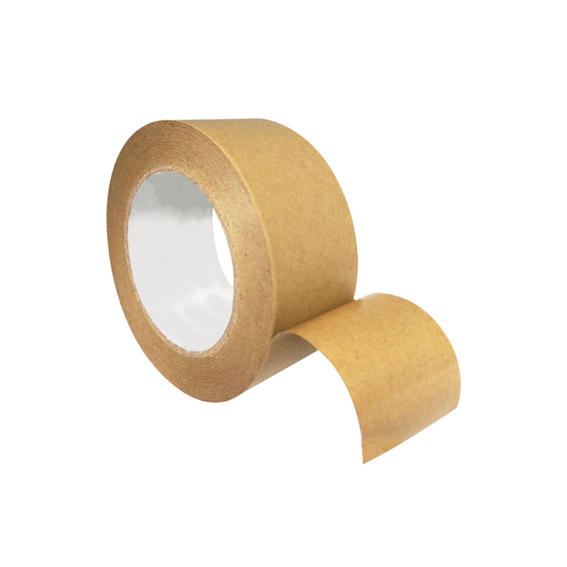 Young Arrow Eco Friendly Paper Adhesive Tape 2inch x 50  meter Brown Paper Tape, Strong Adhesive Paper Tape for Packaging, Photo  framing tape 2 Pcs (Manual) - Brown Paper Tape