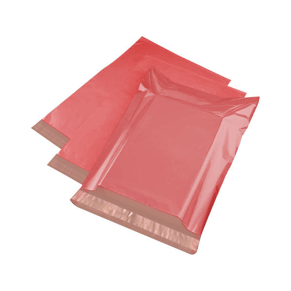 255 mm x 330 mm + 40mm Light Pink Poly Mailer Plastic Mailing Satchel Courier Shipping Bag - ozpack.au