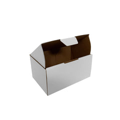 Diecut 150x100x75mm White Mailing Boxes Die Cut Shipping Cardboard Carton - ozpack.au