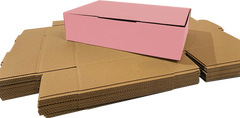 Pink Mailing Boxes 240 x 150 x 60mm Die Cut Shipping Packing Cardboard Box - ozpack.au