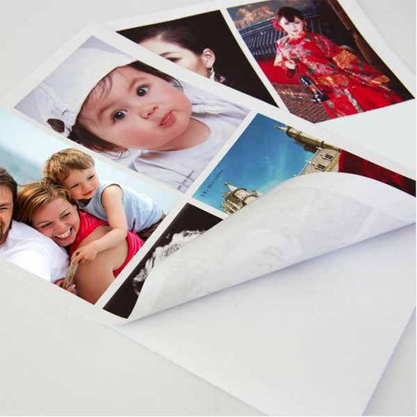 A4 150GSM Glossy Photo Paper Sticker Self Adhesive Inkjet Print Sheet Office - ozpack.au