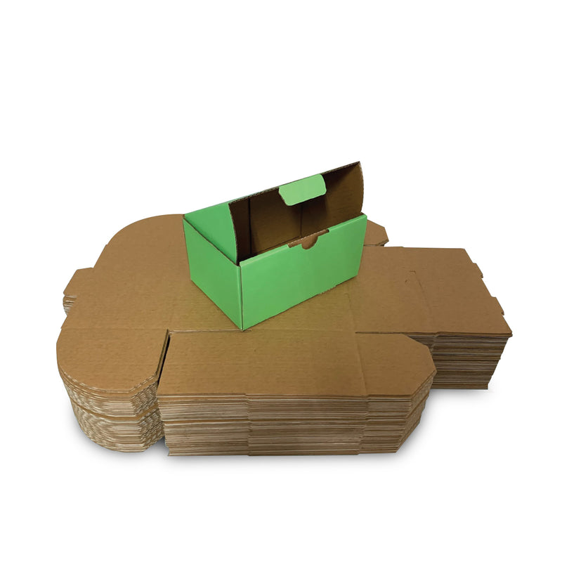 Mint Mailing Boxes 150 x 100 x 75mm Die Cut Shipping Packing Cardboard Box - ozpack.au