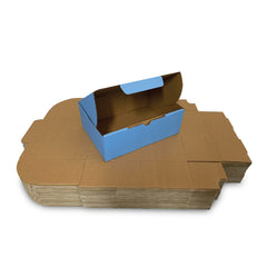 Aqua Mailing Boxes 220 x 160 x 77mm Die Cut Shipping Packing Cardboard Box - ozpack.au