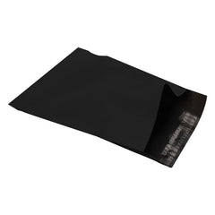 450 mm x 550 mm + 50mm Black Poly Mailer Plastic Mailing Satchel Courier Shipping Bag - ozpack.au
