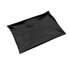 350mm x 480mm+ 40mm Black Poly Mailer Plastic Mailing Satchel Courier Shipping Bag - ozpack.au