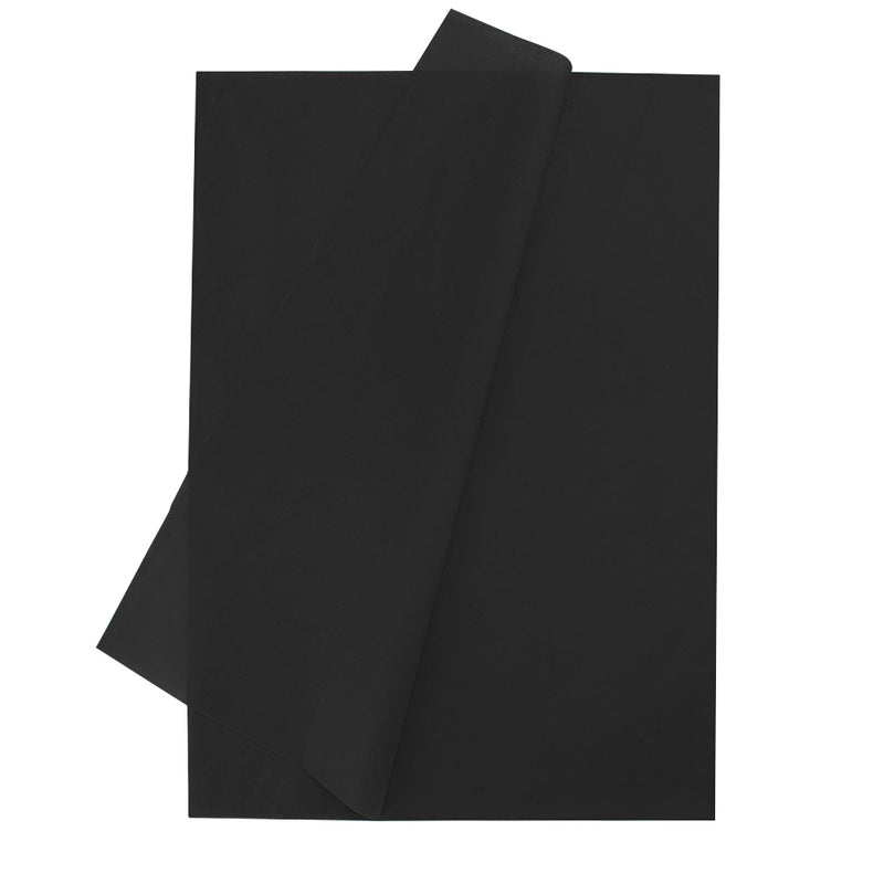 500pcs Black Gift Wrapping Tissue Packaging Paper 50cm x 70cm Recyclable Eco-Friendly - ozpack.au