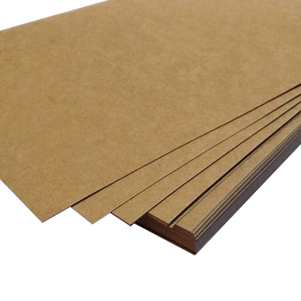  A4 180GSM Brown Kraft Thick Paper Sheet Natural Recycled Invitation Wedding - ozpack.au