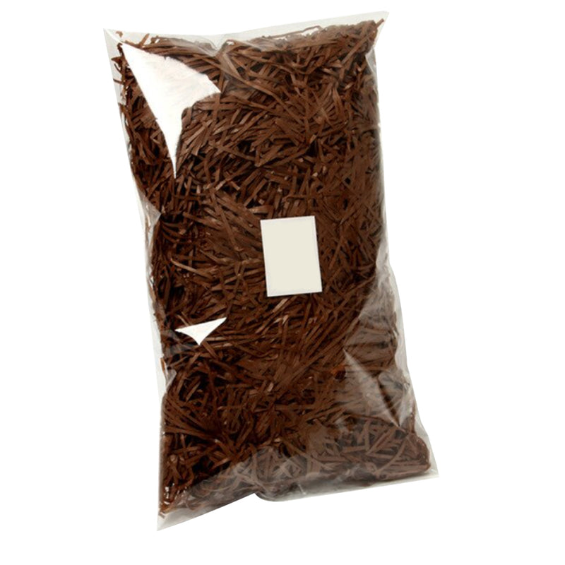 20g of Coffee Shredded Color Soft Tissue Paper Hamper Craft Gift Candy Box Basket Filler - ozpack.au