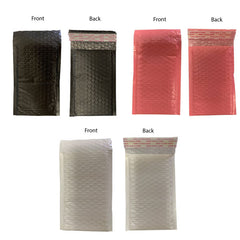 100 x 180mm + 50mm Poly Bubble Mailer Self Seal Plastic Padded Cushion Envelope Bag Pink Black White - ozpack.au