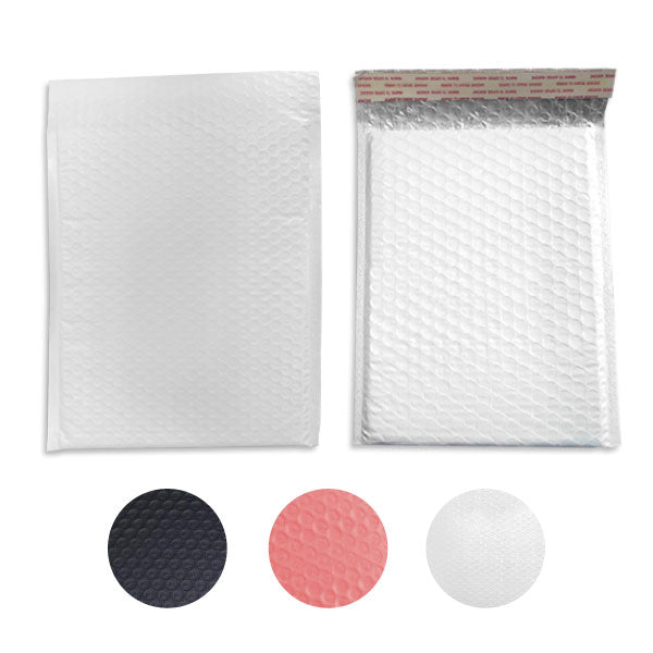 360 x 480mm + 50mm Poly Bubble Mailer Self Seal Plastic Padded Cushion Envelope Bag Pink Black White - ozpack.au