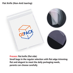 60 X 130mm Self Adhesive Sealing Clear OPP Cellophane Resealable Plastic Bags - ozpack.au